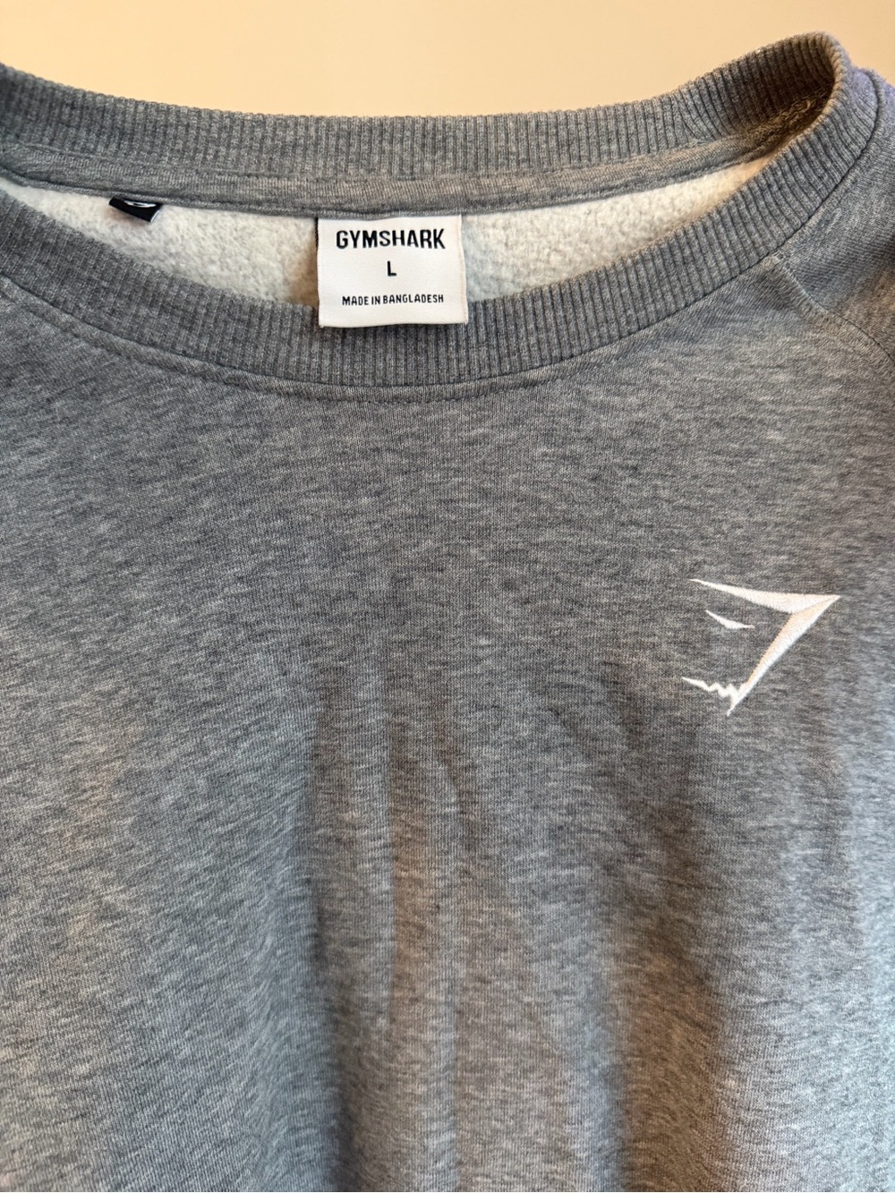 Gymshark Heather Gray Crewneck Sweatshirt - Picture 3 of 3